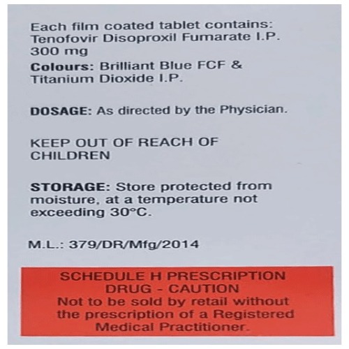 Teravir 300 mg Tablet