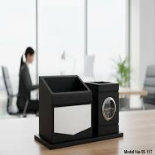 Wooden Desk Organizer Pen and Pencil Stand (SS-157)