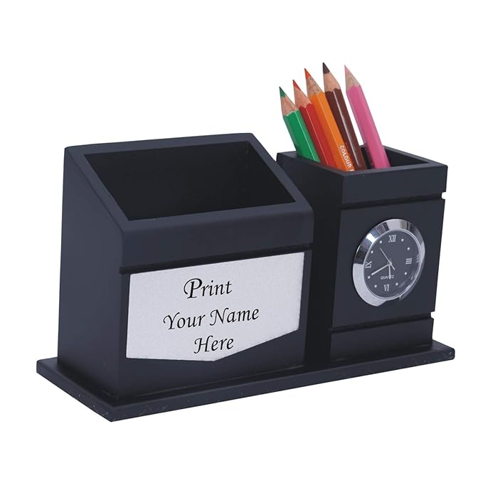 Wooden Desk Organizer Pen and Pencil Stand (SS-157)