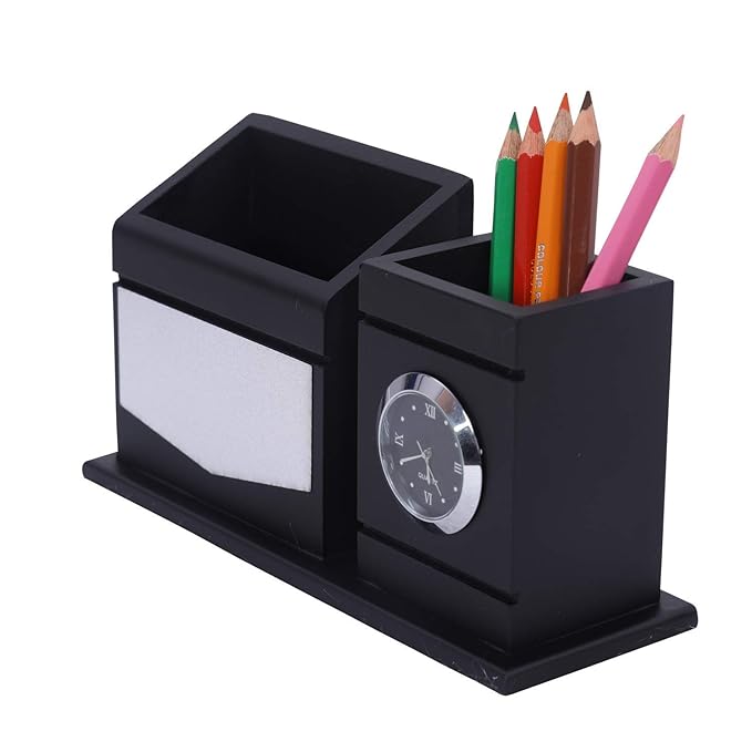 Wooden Desk Organizer Pen and Pencil Stand (SS-157)