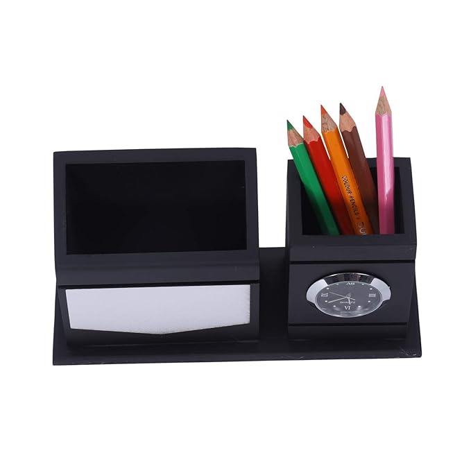 Wooden Desk Organizer Pen and Pencil Stand (SS-157)