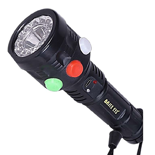 Tricolor Rechargeable Signal Torch Light