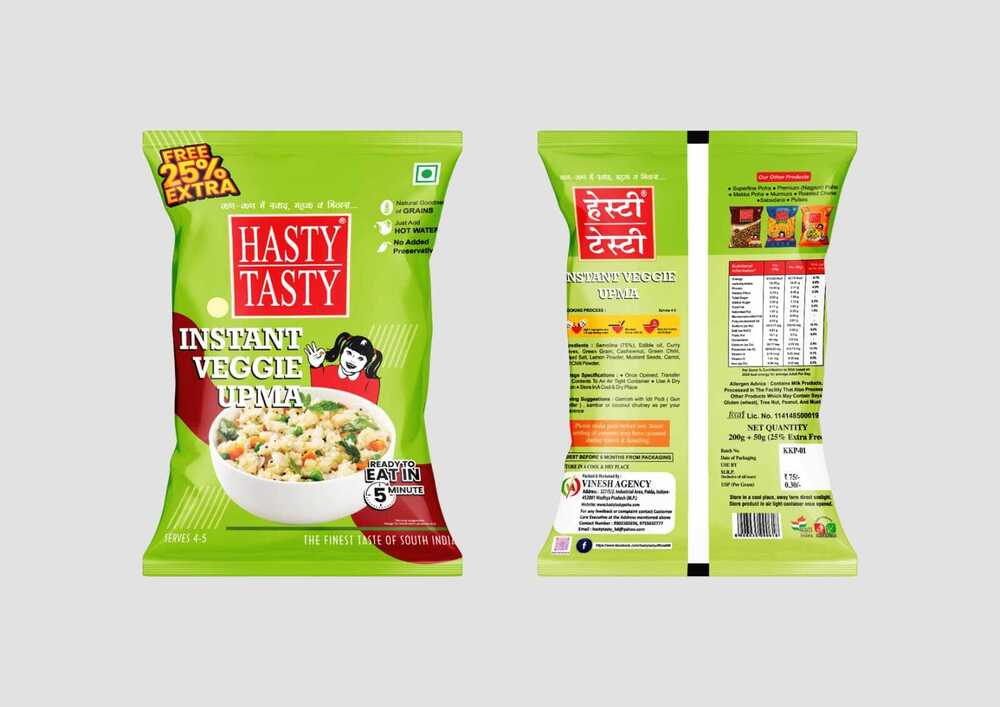 Instant Veggie Upma - Application: Food