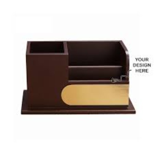 Desktop Wooden Pen Stand Holder (SS-159)