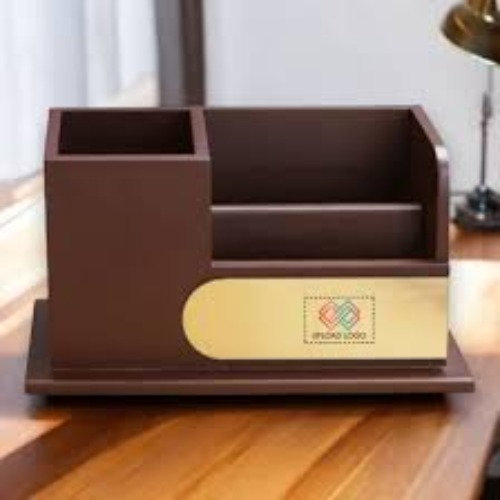 Desktop Wooden Pen Stand Holder (SS-159)