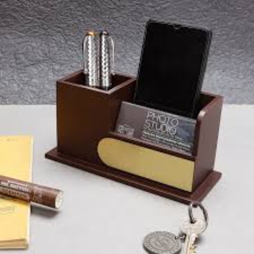 Desktop Wooden Pen Stand Holder (SS-159)