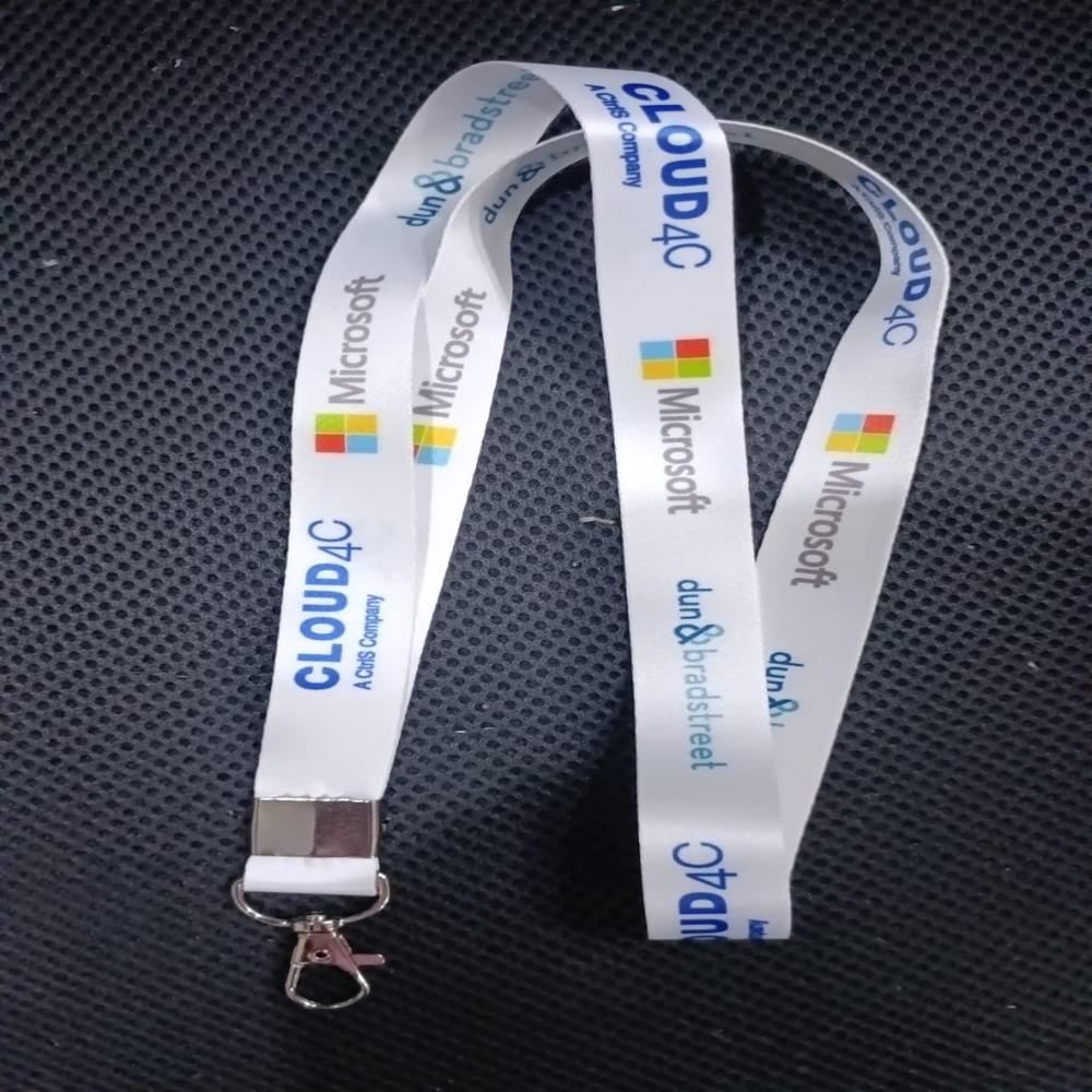 Cards Lanyards - Polyester Material, 12-20 Mm Width, Red & Black Color | Soft Fabric, 35 Inch Length, Lightweight 10-25 Grams