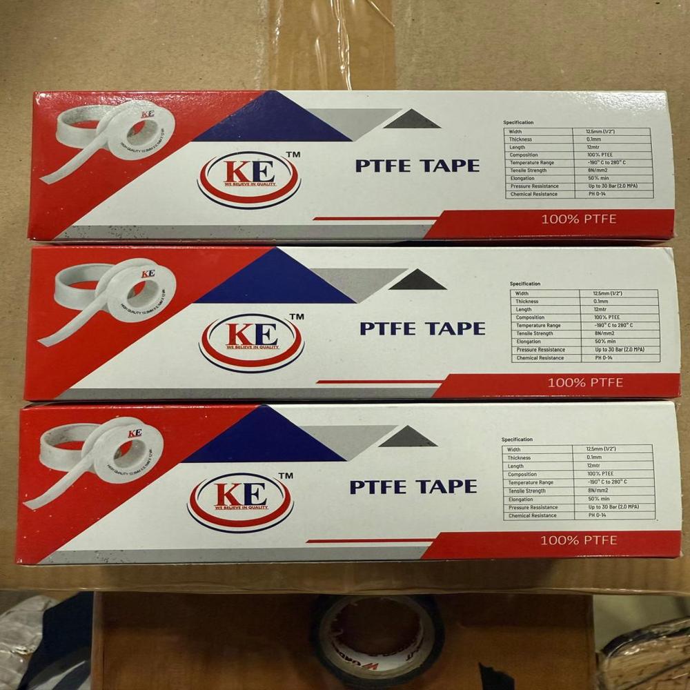Ptfe Tape - Density: 1.8 Gram Per Cubic Centimeter(g/cm3)