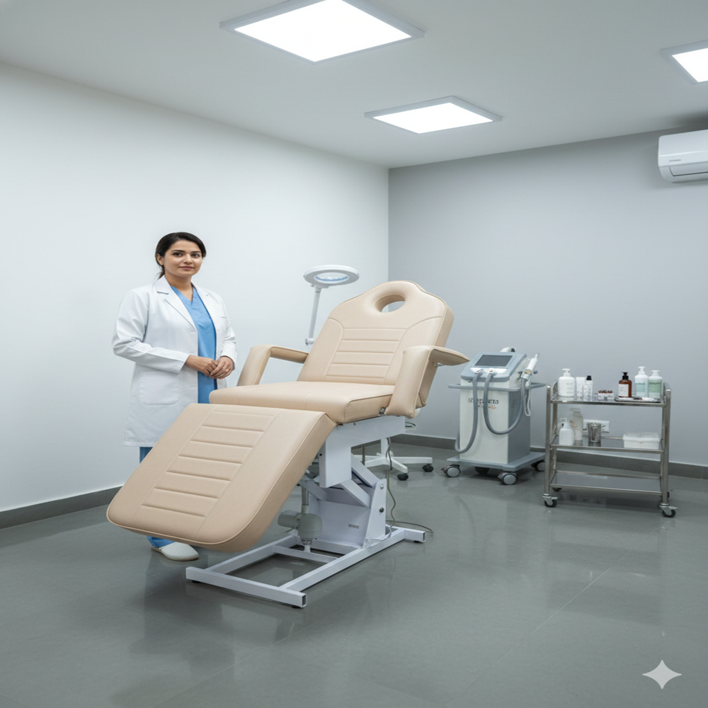 Dermatology chair 2 motor