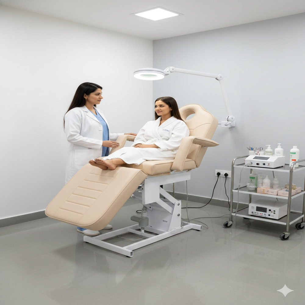 Dermatology chair 2 motor