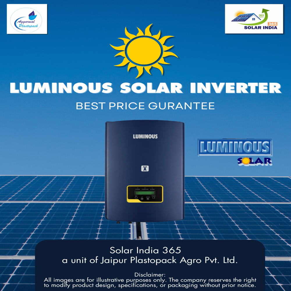 Luminous Solar Inverter - Dimension (l*w*h): Model Dependent  Meter (m)