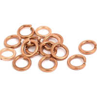 Brass Spring Washer - Finish: Smooth
