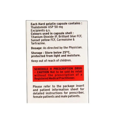 Thalix 50 Mg Capsule - Recommended For: Doctor