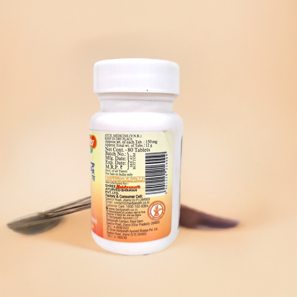 Baidyanath Bolbaddh Ras 80 Tablets