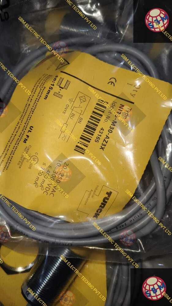 TURCK INDUCTIVE PROXIMITY SENSOR, NI15-M30-AZ3X