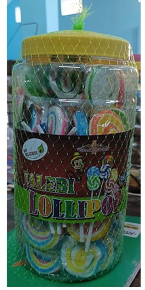 Jalebi Lollipop - Flavor: Sweet