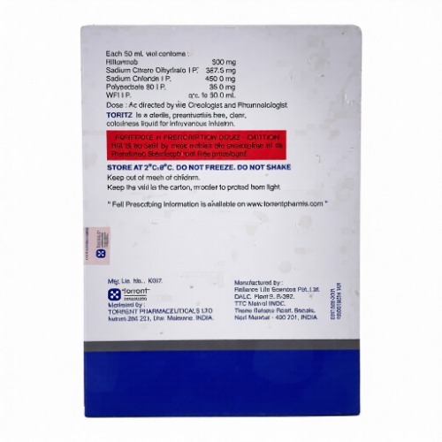 Toritz 500 mg Injection