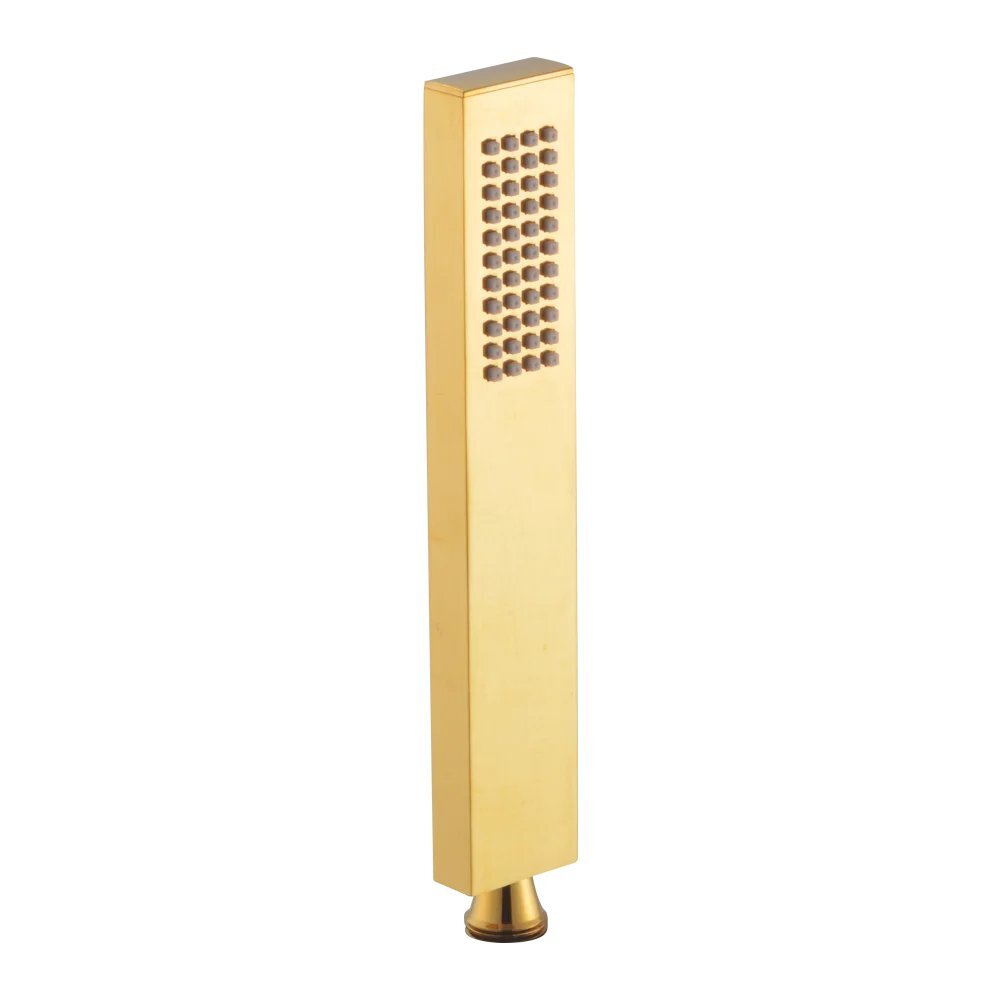 Recto Brass Gold Square Hand Shower