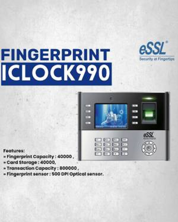 Iclock 990 - Accuracy: 99.9% %