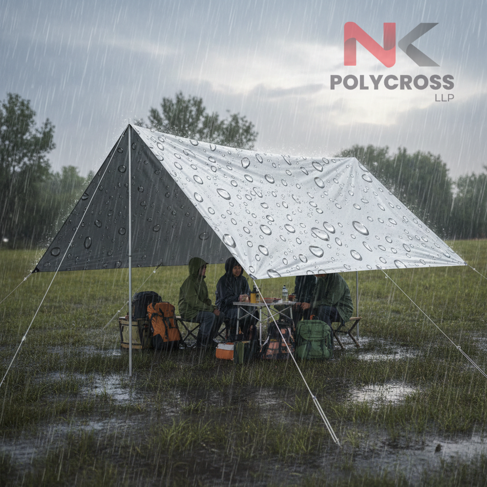 Rain Protection Sheet - Color: Blue/yellow