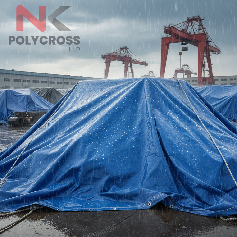Rain Protection Sheet - Color: Blue/yellow