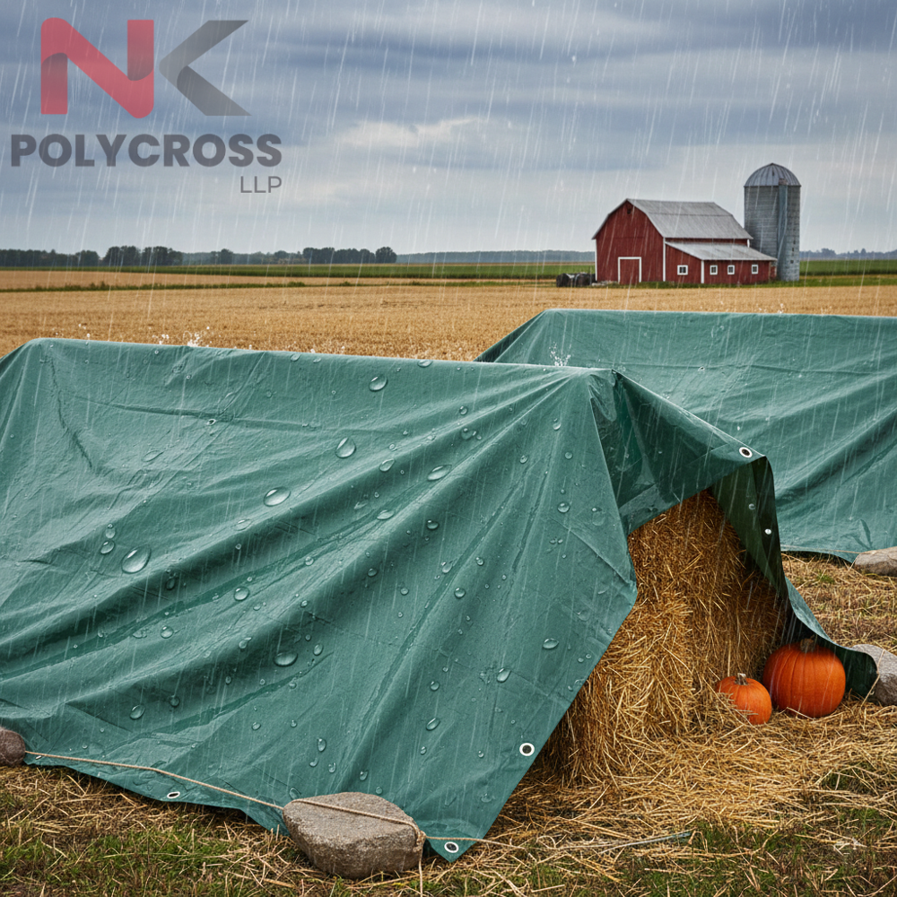 Rain Protection Sheet - Color: Blue/yellow