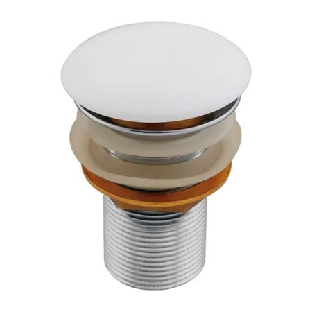 SS Popup Waste Coupling Ceramic Top