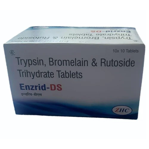 Trypsin Bromelain And Rutoside Trihydrate Tablets