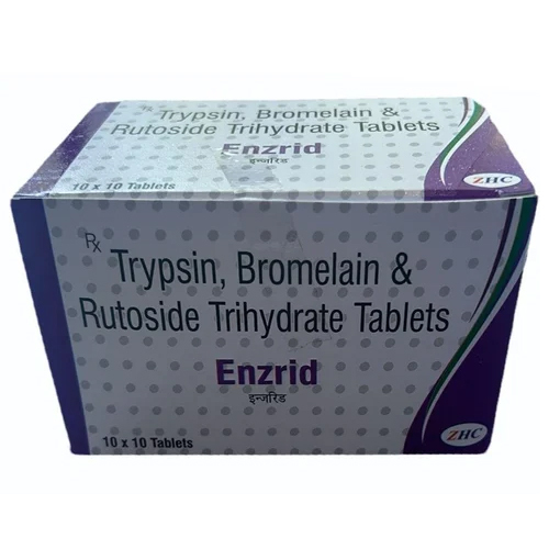 Trypsin Bromelain And Rutoside Triydrate Tablets