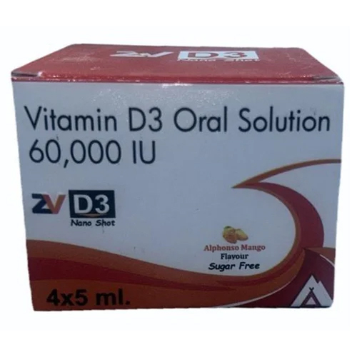 60000 IU Vitamin D3 Oral Solution