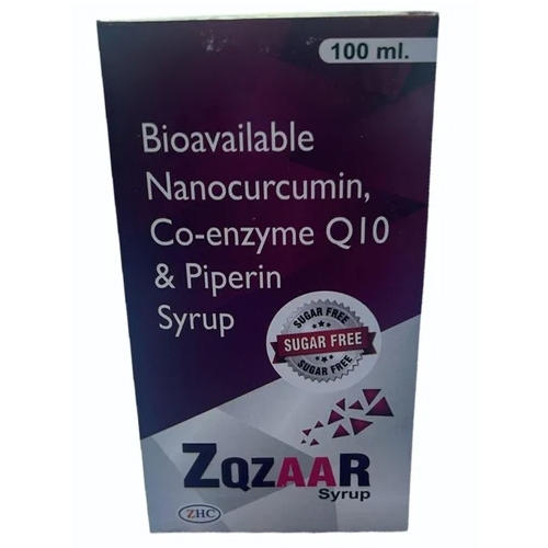 Bioavailabe Nanocurcumin Co-enzyme Q10 And Piperin Syrup
