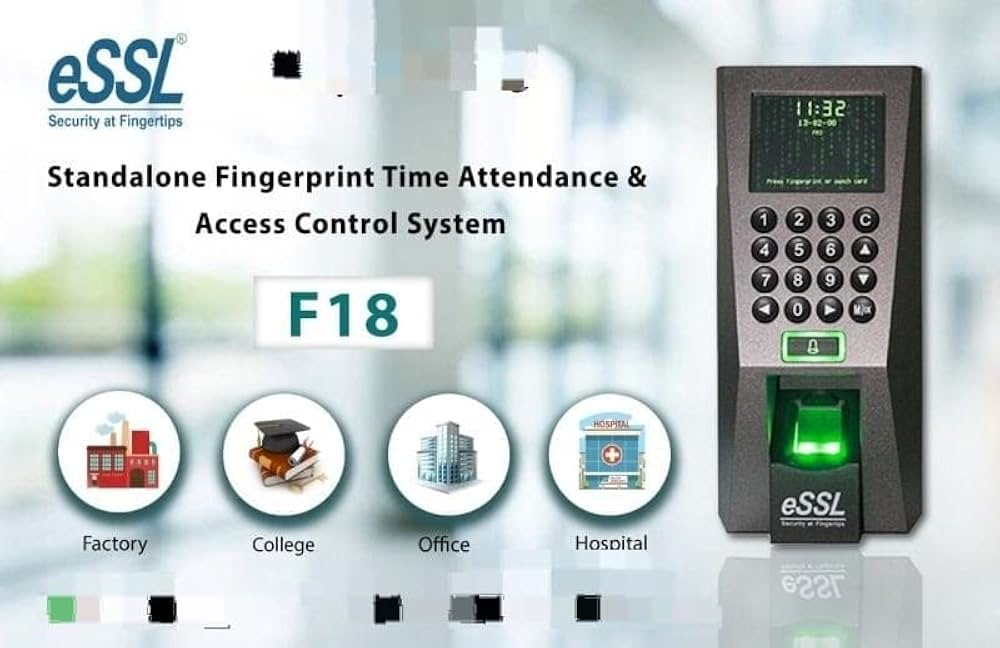 F18 Time Attendance & Access Control - Accuracy: 99.9% %