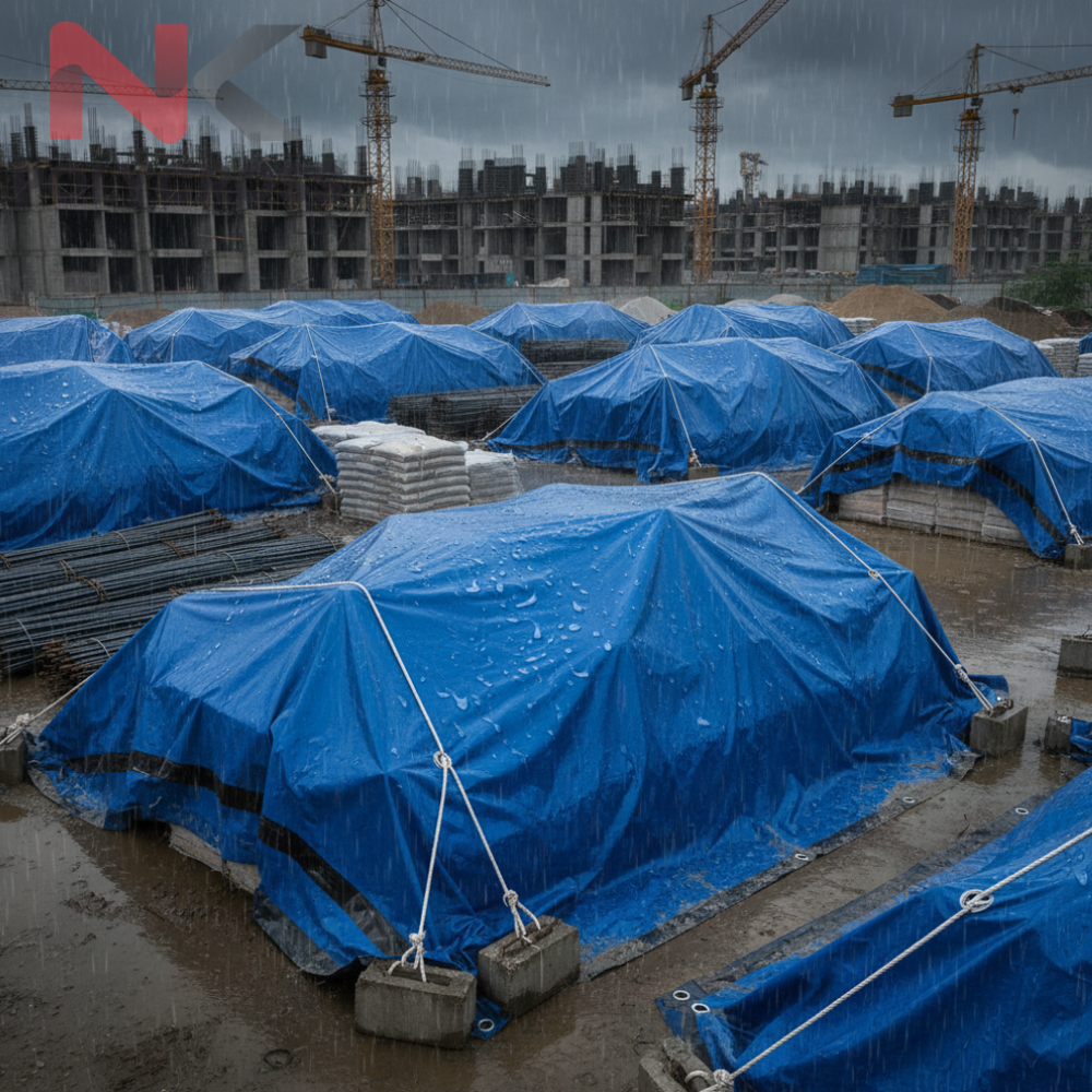 Heavy Duty Sheet - Application: Construction Material Covering Industrial Machinery Protection Truck