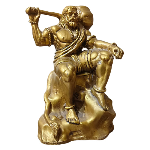 Resin Hanuman Ji Idol - Color: Golden