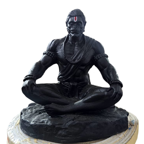 Resin Hanuman ji Idol in Black