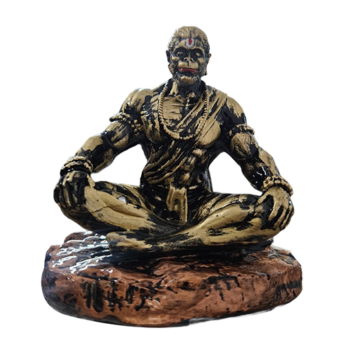 Resin Lord Hanuman meditative for Car Dashboard