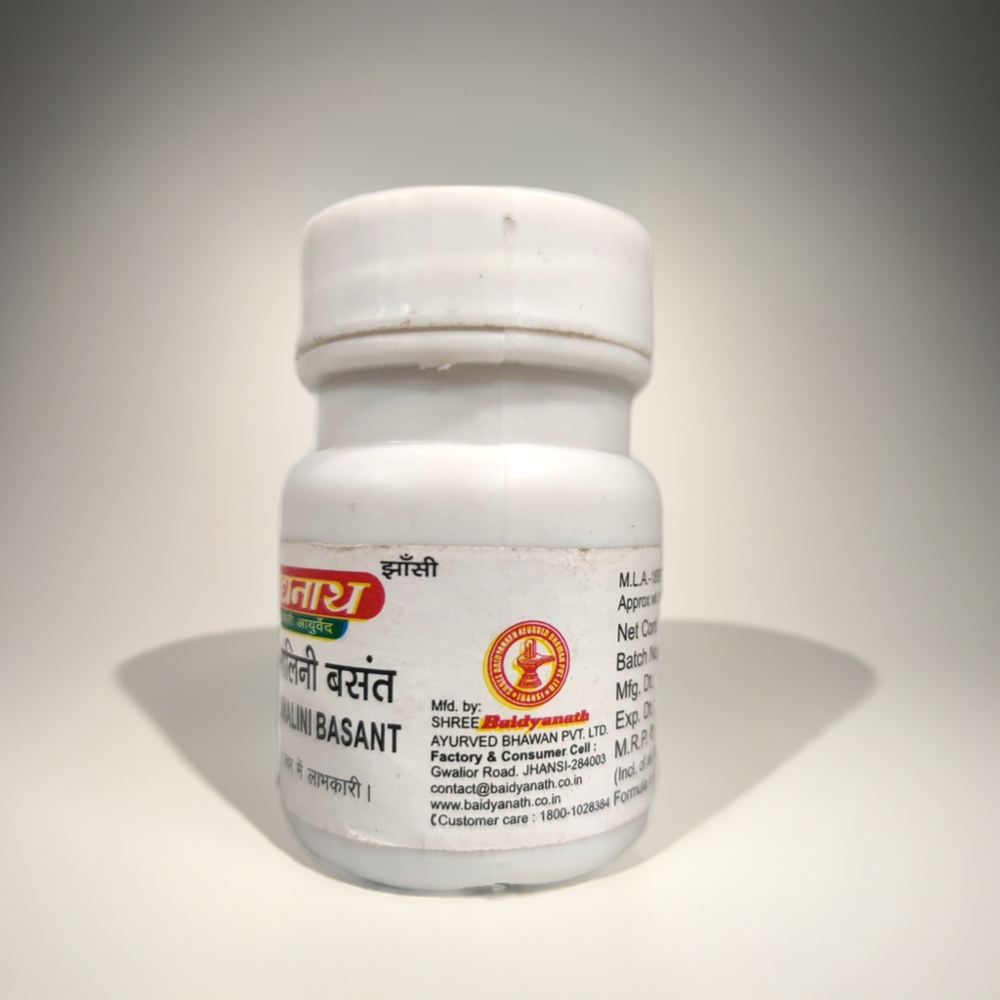 Baidyanath Laghumalini Basant 40 Tablets