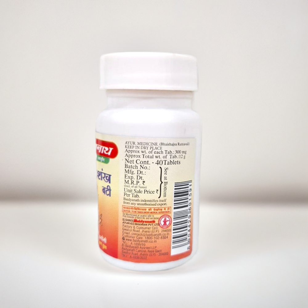 Baidyanath Mahashankh Bati 40 Tablets