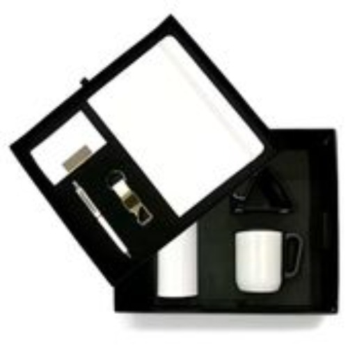 Luxury Executive Desk Organizer Gift Set with Notebook, Pen, Mug, Flask & Professional Accessories (SS-10701)