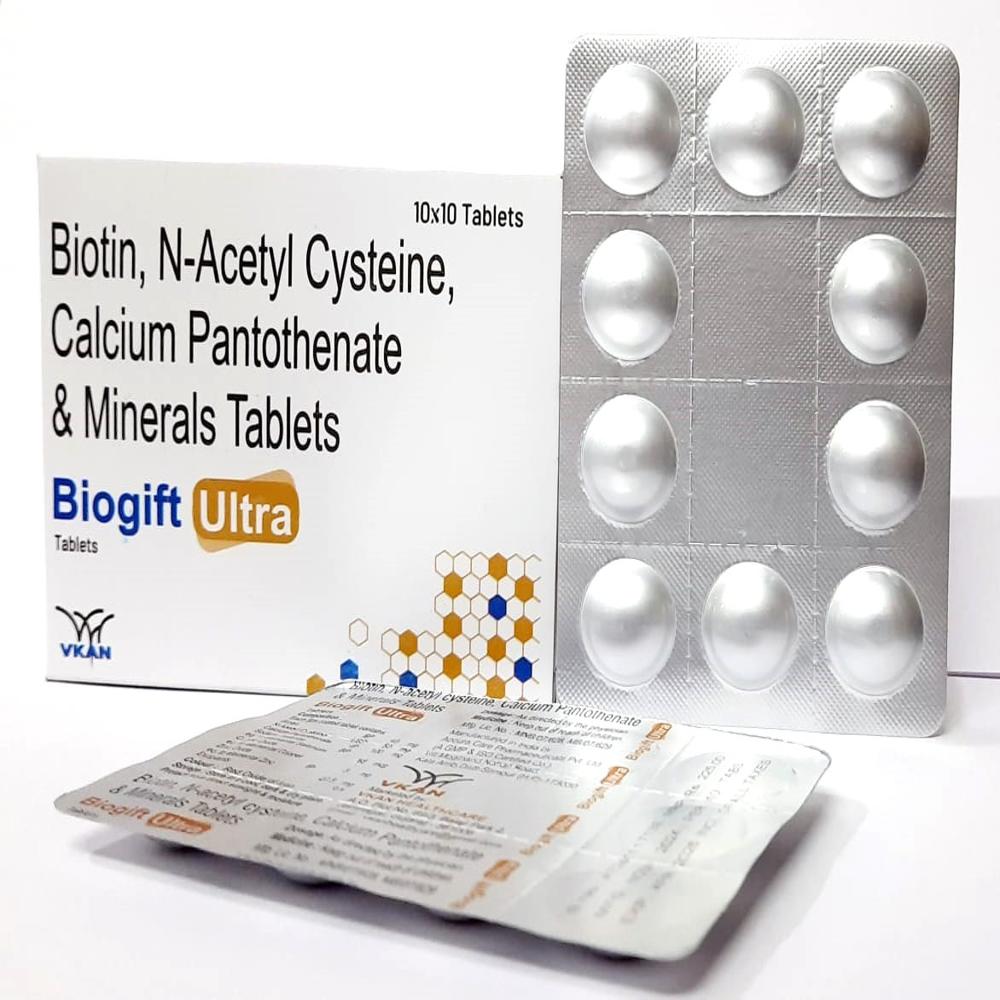 Biotin N-Acetylcysteine with Calcium and Zinc Tablet