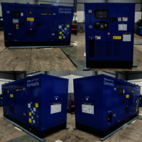 Three Phase Generator - Color: Blue