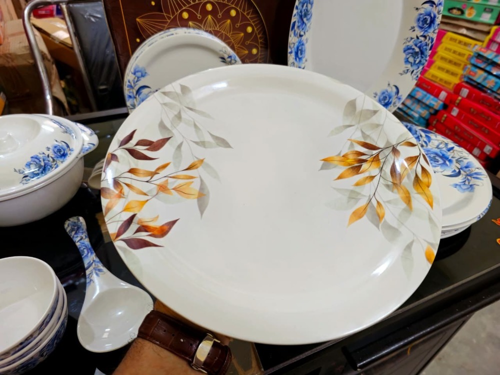 Buffet 41 Pcs Dinner Set - Color: White