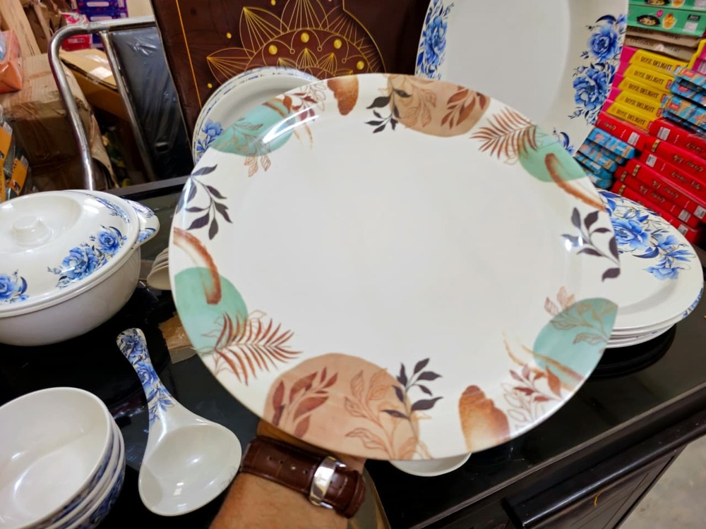 Buffet 41 Pcs Dinner Set - Color: White