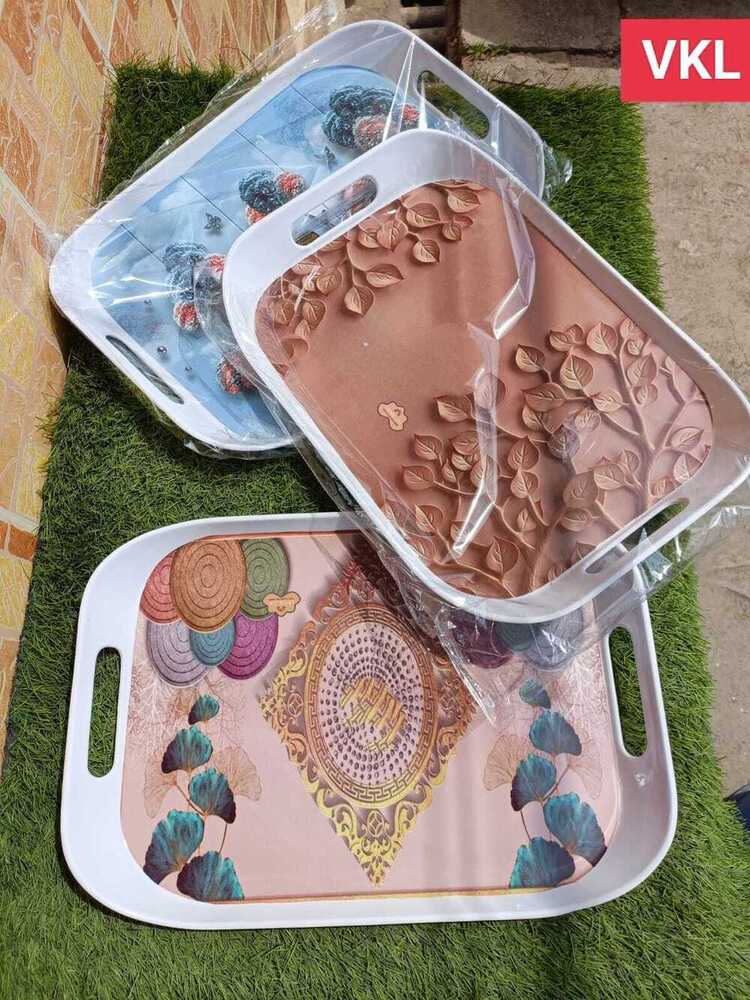 Myra Melamine Tray - Color: White