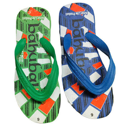 2X9 Mens Bahubali Rubber Hawai Chappal - Color: Multicolor