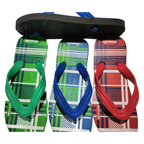 2X9 Square Lines Hawai Chappal - Color: Multicolor