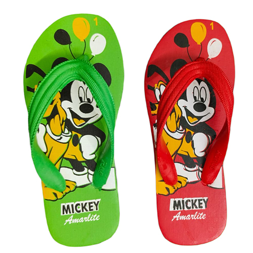 9X1 Micky Rr Strap Hawai Chappal - Color: Multicolor