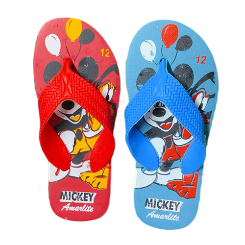 9X1 Micky Panda Hawai Chappal - Color: Multicolor