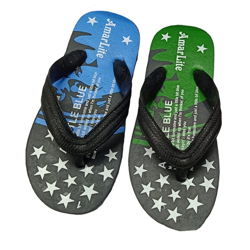 9X1 Star 077 Kids Bk Hawai Chappal - Color: Multicolor