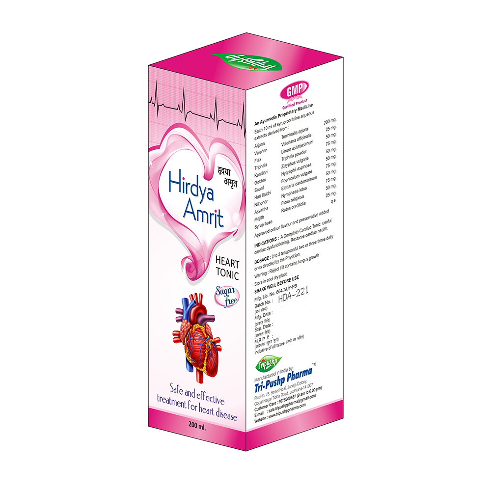 200ml Hirdya Amrit Syrup